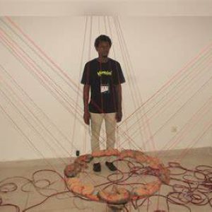 Aliou BA Prix du président de la République 11e Salon national des arts visuels